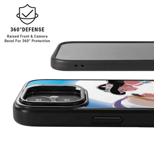 Disney Aladdin and Princess Jasmine Kiss iPhone 17 Kickstand Case