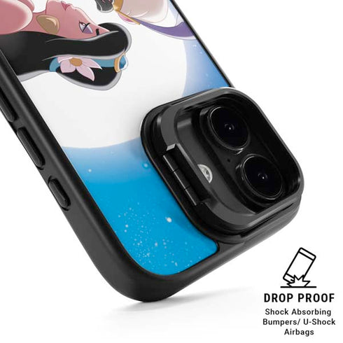 Disney Aladdin and Princess Jasmine Kiss iPhone 17 Kickstand Case