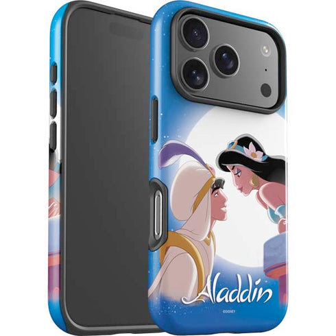 Disney Aladdin and Princess Jasmine Kiss iPhone 17 Pro Impact Case