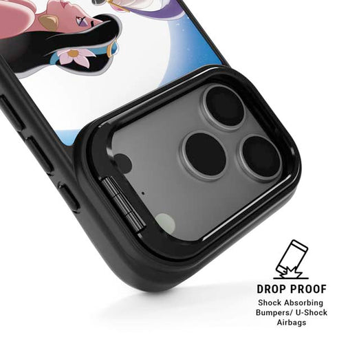 Disney Aladdin and Princess Jasmine Kiss iPhone 17 Pro Kickstand Case