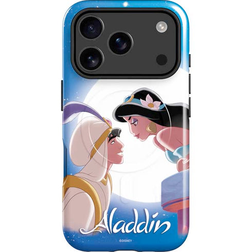 Disney Aladdin and Princess Jasmine Kiss iPhone 17 Pro Max Magsafe Impact Case