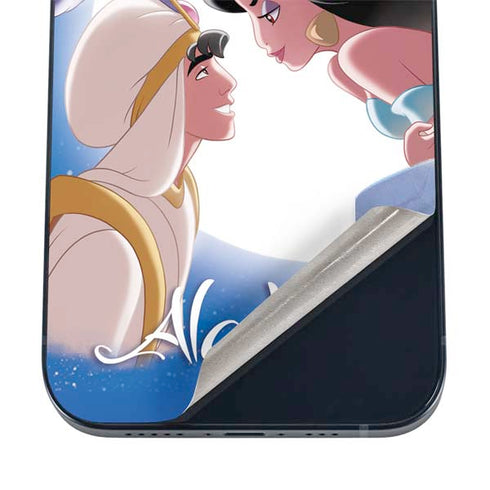 Disney Aladdin and Princess Jasmine Kiss iPhone 17 Skin