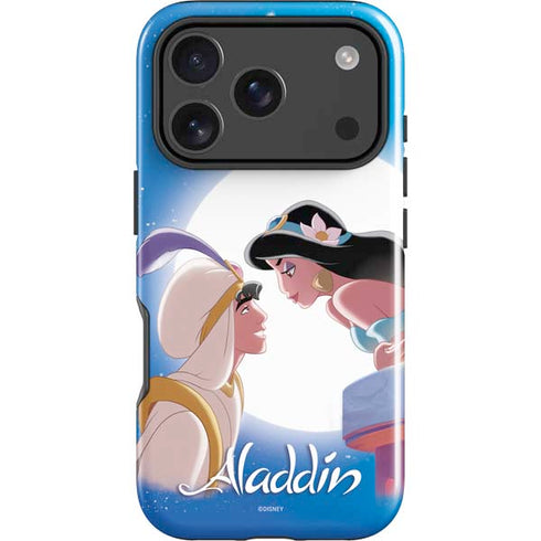 Disney Aladdin and Princess Jasmine Kiss iPhone 18 Pro Impact Case