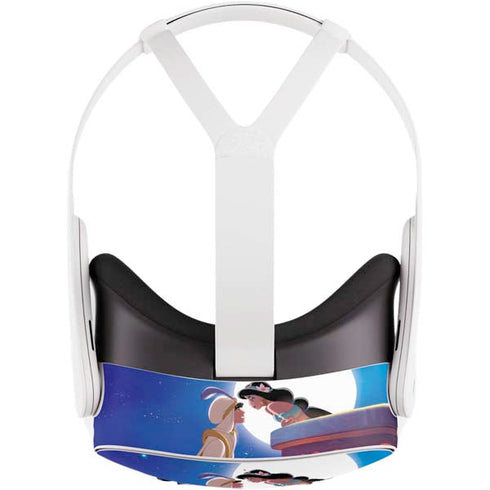 Disney Aladdin and Princess Jasmine Kiss Meta Quest 3S Skin