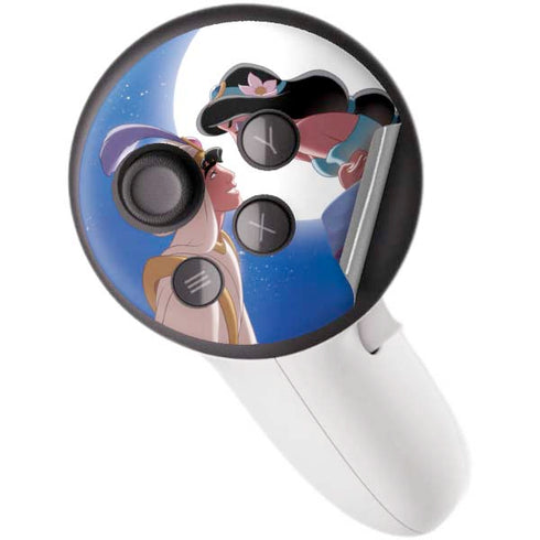 Disney Aladdin and Princess Jasmine Kiss Meta Quest 3S Skin