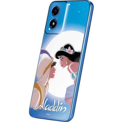 Disney Aladdin and Princess Jasmine Kiss Moto G Play 4G (2024) Skin