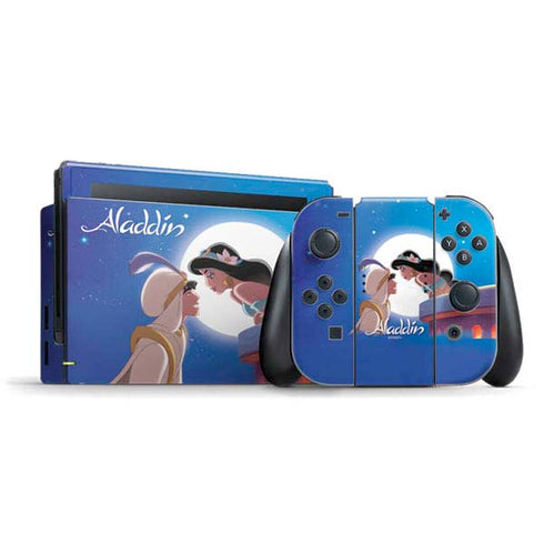Disney Aladdin and Princess Jasmine Kiss Nintendo Skins