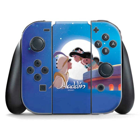 Disney Aladdin and Princess Jasmine Kiss Nintendo Skins