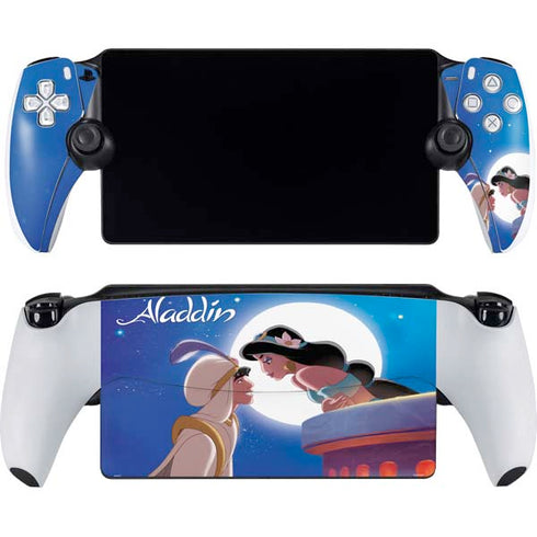 Disney Aladdin and Princess Jasmine Kiss PlayStation PS5 Skins