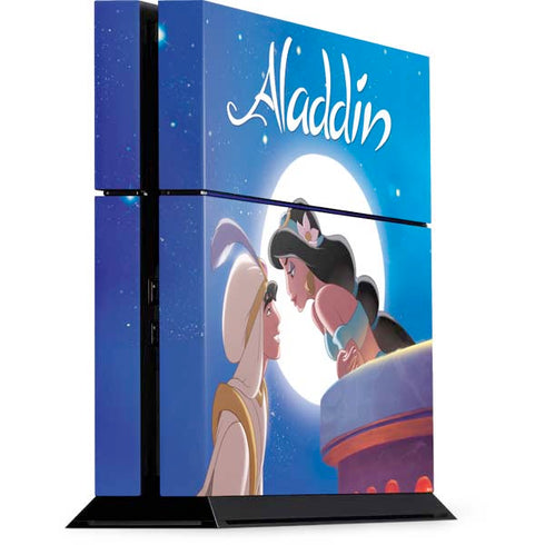 Disney Aladdin and Princess Jasmine Kiss PlayStation PS4 Skins