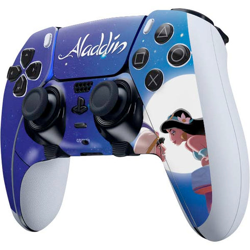 Disney Aladdin and Princess Jasmine Kiss PS5 DualSense Edge Pro Controller Skin
