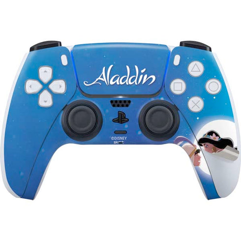 Disney Aladdin and Princess Jasmine Kiss PS5 Pro Disk Bundle Skin
