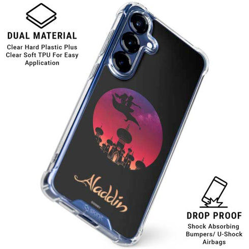 Disney Aladdin A Whole New World Art Galaxy S25 Plus Clear Case
