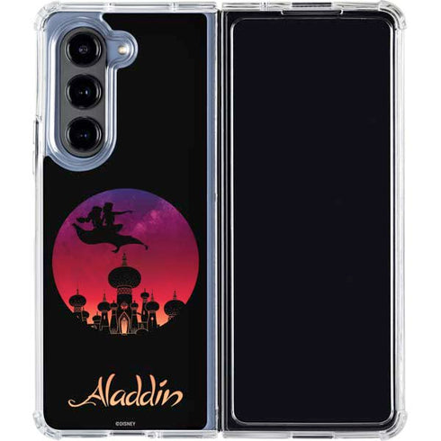 Disney Aladdin A Whole New World Art Galaxy Z Fold5 5G Clear Case