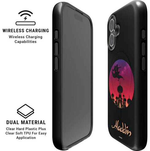 Disney Aladdin A Whole New World Art iPhone 16 Magsafe Impact Case