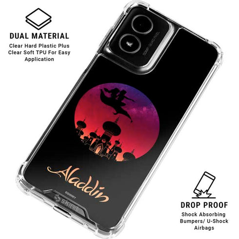 Disney Aladdin A Whole New World Art Moto G Power 5G (2024) Clear Case