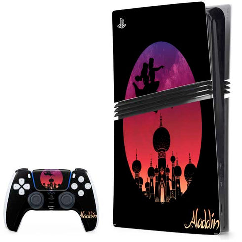 Disney Aladdin A Whole New World Art PS5 Pro Bundle Skin