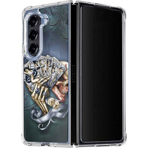 Alchemy Carta Read Em and Weep Galaxy Z Fold5 5G Clear Case