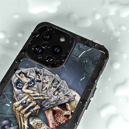 Alchemy Carta Read Em and Weep iPhone 15 Pro Waterproof Case