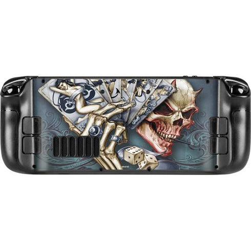 Alchemy Carta Read Em and Weep Steam Deck Handheld Gaming Computer Skin