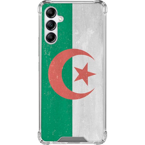 Algeria Flag Distressed Gabb Phone 4 Clear Case