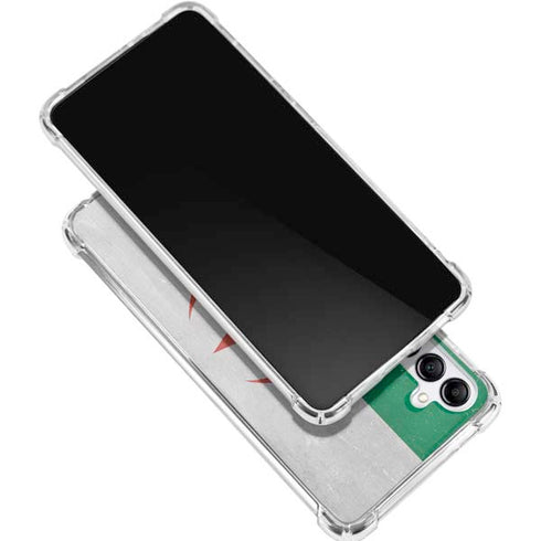 Algeria Flag Distressed Galaxy A16 5G Clear Case