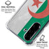 Algeria Flag Distressed Galaxy A36 5G Clear Case