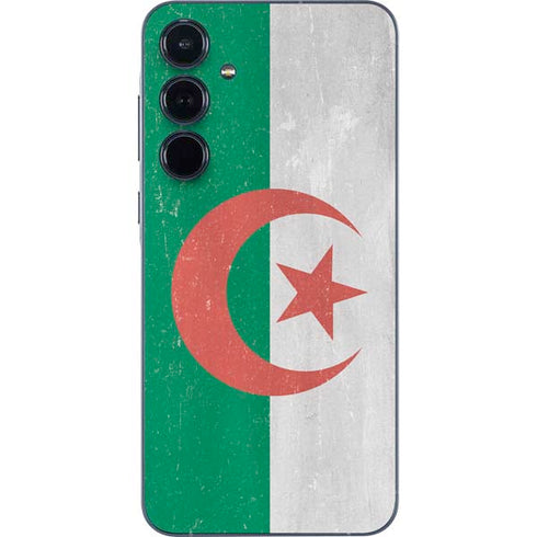 Algeria Flag Distressed Galaxy A55 5G Skin