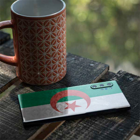 Algeria Flag Distressed Galaxy Note 10 Plus Skin