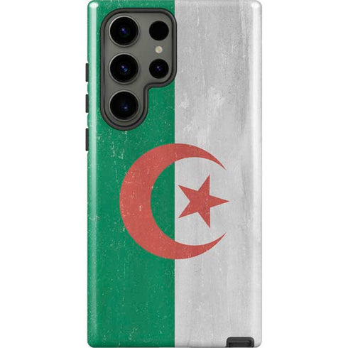 Algeria Flag Distressed Galaxy S23 Ultra Pro Case