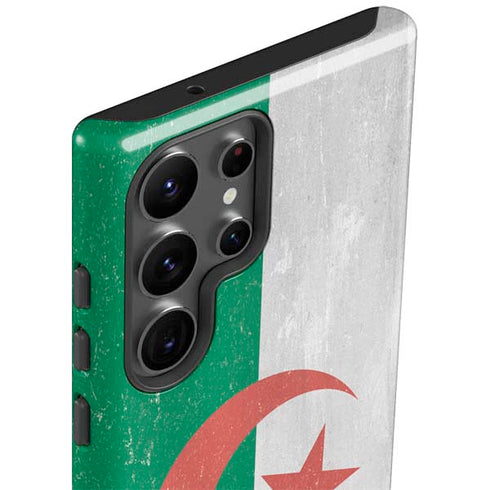 Algeria Flag Distressed Galaxy S23 Ultra Pro Case