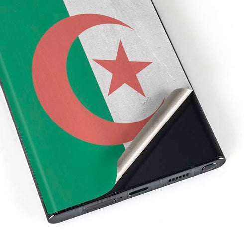 Algeria Flag Distressed Galaxy Skins