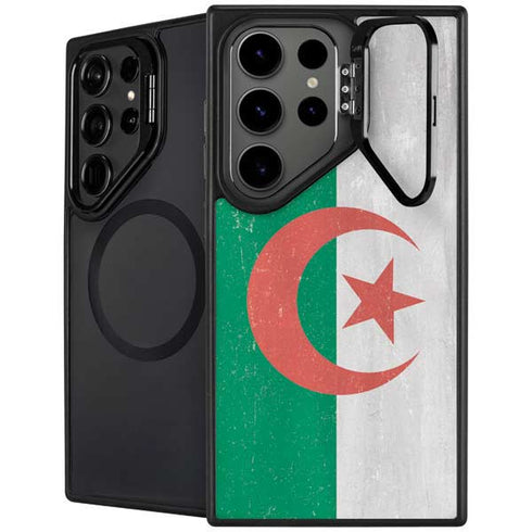 Algeria Flag Distressed Galaxy S24 Ultra Kickstand Case