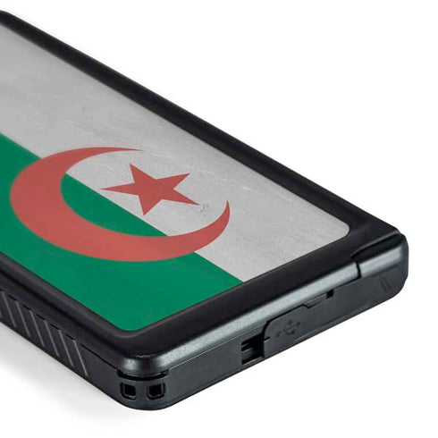 Algeria Flag Distressed Galaxy S24 Ultra Waterproof Case