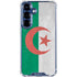 Algeria Flag Distressed Galaxy S25 FE Clear Case