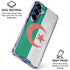 Algeria Flag Distressed Galaxy S25 Plus Clear Case
