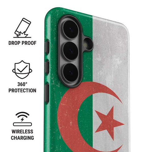 Algeria Flag Distressed Galaxy S26 Impact Case