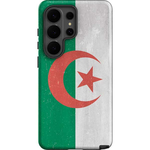 Algeria Flag Distressed Galaxy S26 Ultra Impact Case