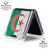 Algeria Flag Distressed Galaxy Z Flip7 Clear Case