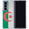 Algeria Flag Distressed Galaxy Z Fold5 5G Clear Case