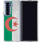 Algeria Flag Distressed Galaxy Z Fold7 Clear Case