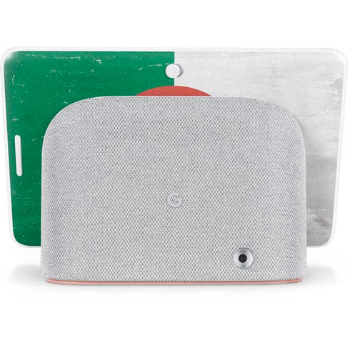 Algeria Flag Distressed Google Home Hub Skin