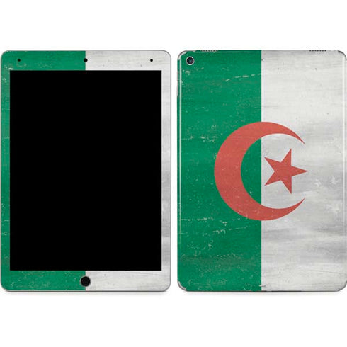 Algeria Flag Distressed iPad Skins