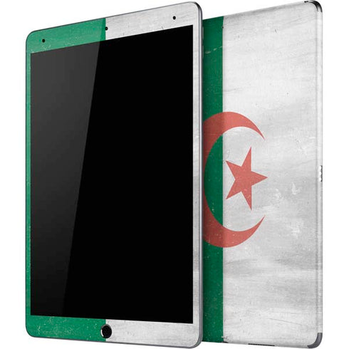 Algeria Flag Distressed iPad Skins