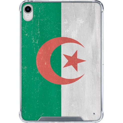 Algeria Flag Distressed iPad 11th Gen (2025) Clear Case