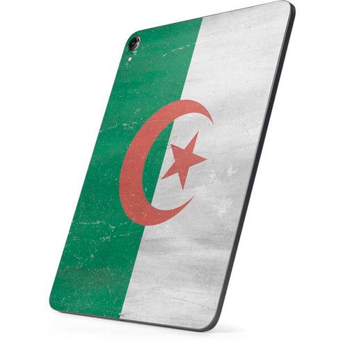 Algeria Flag Distressed Apple iPad Pro Skin