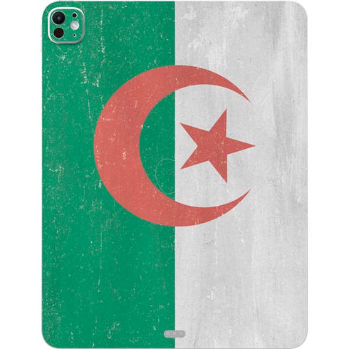 Algeria Flag Distressed iPad Pro 13in M4 (2024) Skin