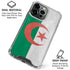Algeria Flag Distressed iPhone 16 Pro Clear Case