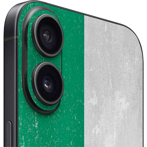 Algeria Flag Distressed iPhone 16 Skin