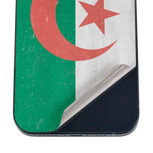 Algeria Flag Distressed iPhone 16 Skin